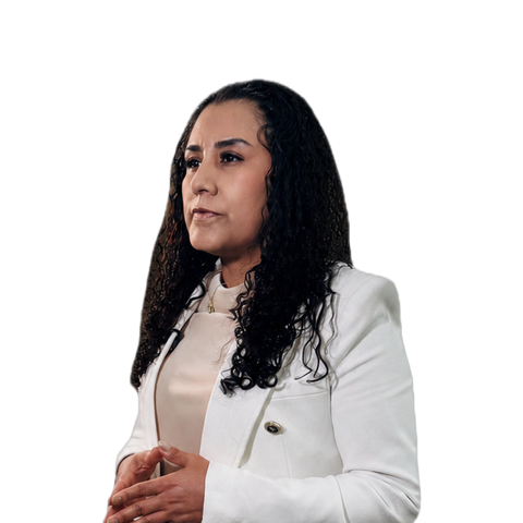 La Dra. Fátima García, cirujana plástica, en la recepción de SBELTIA